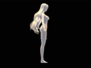 Female Swimsiut Character 3D Model