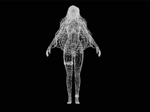 Female Swimsiut Character 3D Model