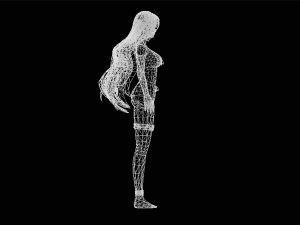 Female Swimsiut Character 3D Model
