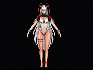Female Swimsiut Character 3D Модель