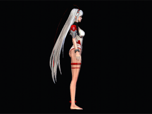 Female Swimsiut Character 3D Model