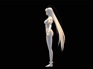 Female Swimsiut Character 3D Model