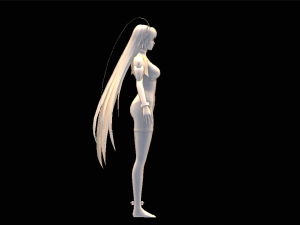 Female Swimsiut Character 3D Model