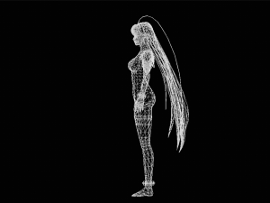 Female Swimsiut Character 3D Model