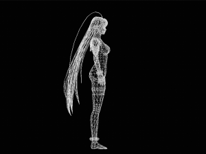 Female Swimsiut Character 3D Model