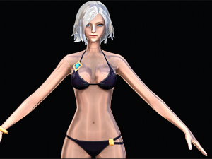Female Swimsiut Character 3D Модель