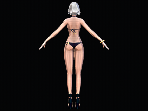 Female Swimsiut Character 3D Модель