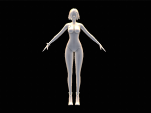 Female Swimsiut Character 3D Модель