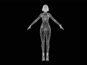 Female Swimsiut Character 3D Модель