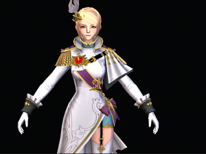 Female Commander Character 3D Модель