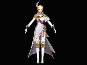 Female Commander Character 3D Model