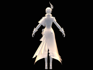Female Commander Character 3D Model