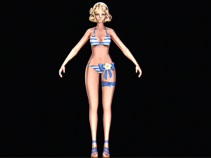 Female Character 3D Model