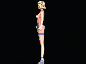 Female Character 3D Model