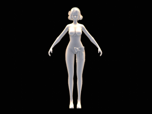 Female Character 3D Model