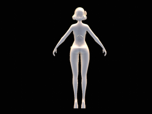 Female Character 3D Model