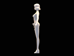 Female Character 3D Model
