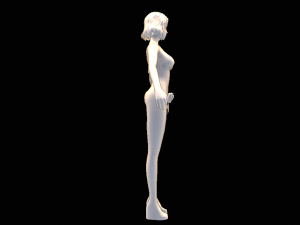 Female Character 3D Model