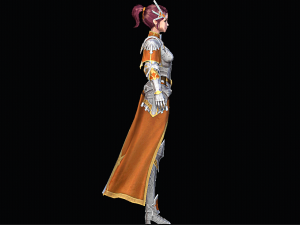 Female Knight Character Model 3D