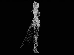 Elf Female Knight Character 3D 모델