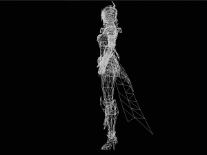 Elf Female Knight Character 3D 모델