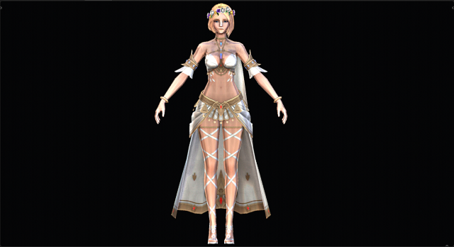 Female Character Modelo 3D .c4d .max .obj .3ds .fbx .stl .blend 