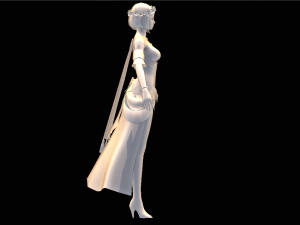 Female Character Modelo 3D
