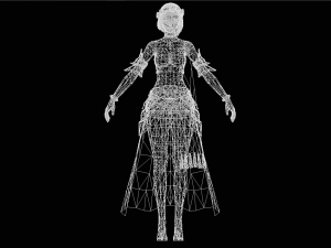 Female Character Modelo 3D