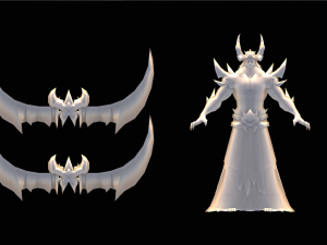 Fantasy-and-fictional-creature Character 3D Model