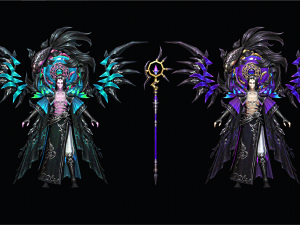 Male Fantastic Magician Character 3D-Modell