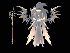 Male Fantastic Magician Character Modello 3D