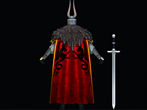 Male Knight character 3D मॉडल