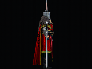 Male Knight character 3D मॉडल
