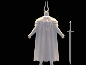 Male Knight character 3D मॉडल
