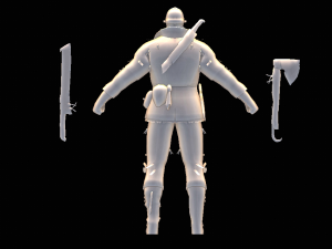 Male Executor Character 3D Модель