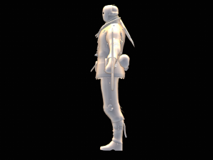 Male Executor Character 3D Модель
