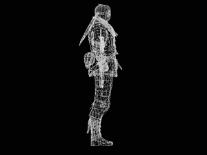 Male Executor Character 3D Модель