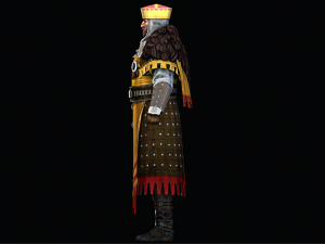 Male King Knight Character Modelo 3D