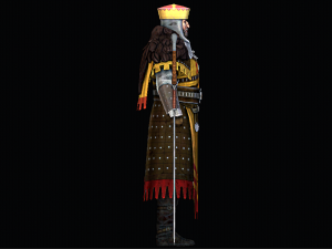 Male King Knight Character Modelo 3D