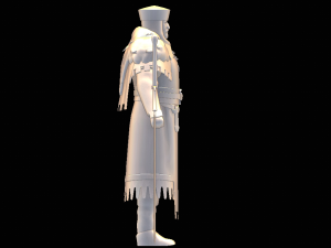 Male King Knight Character Modelo 3D