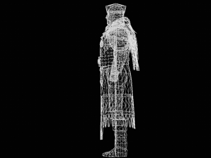 Male King Knight Character Modelo 3D