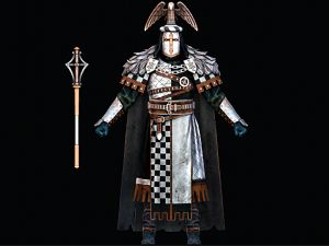 Male Eagle Guardian Character 3D Модель