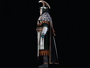 Male Eagle Guardian Character Modello 3D