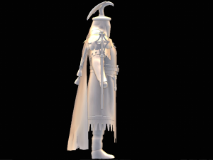 Male Eagle Guardian Character Modello 3D