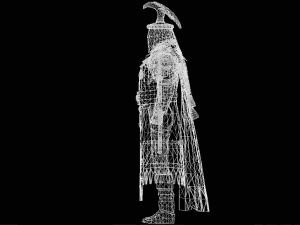Male Eagle Guardian Character Modello 3D