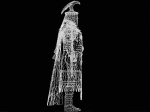Male Eagle Guardian Character Modello 3D
