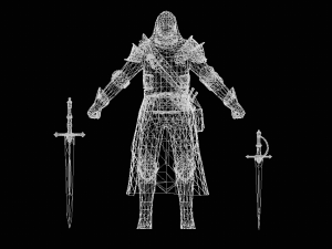Male Assasian Character 3D Model