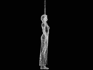 महिला ब्लूड्रैगन चरित्र 3D मॉडल