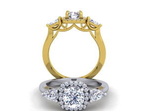 enagagement rring Modelo 3D