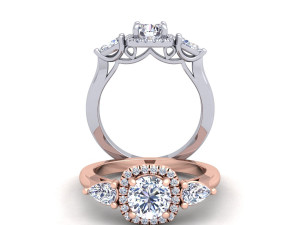 enagagement rring Modelo 3D